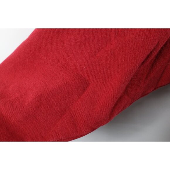 Vintage 90s Fossil Watch Mens Medium Faded Spell Out Crewneck Sweatshirt Red USA - Picture 8 of 14